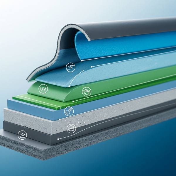 Diagram illustrating layers and characteristics of durable marine paint. The Importance Of Durable Paint For Marine Equipment 3.jpeg