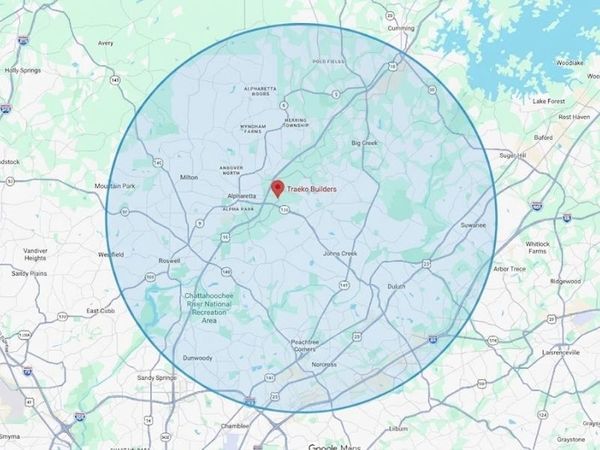 areas we serve map