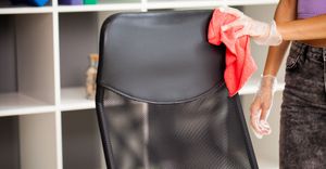 Chair Being Cleaned