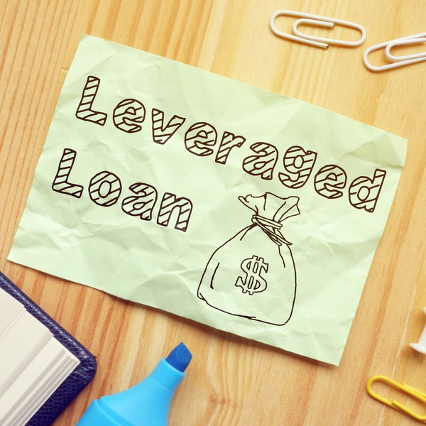 leveraged loan written on paper