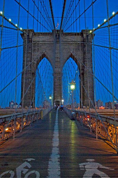 On Brooklyn Bridge Twilight Vertical.jpg
