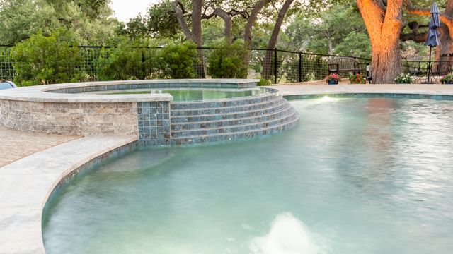 Wood Duck Pool and Patio - Shelly Bridge Point Bulverde Texas #6 Shelly Bridge Point Bulverde Texas
