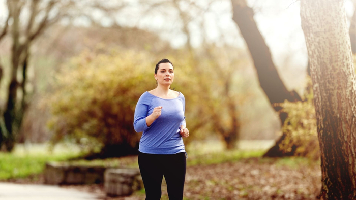 woman running