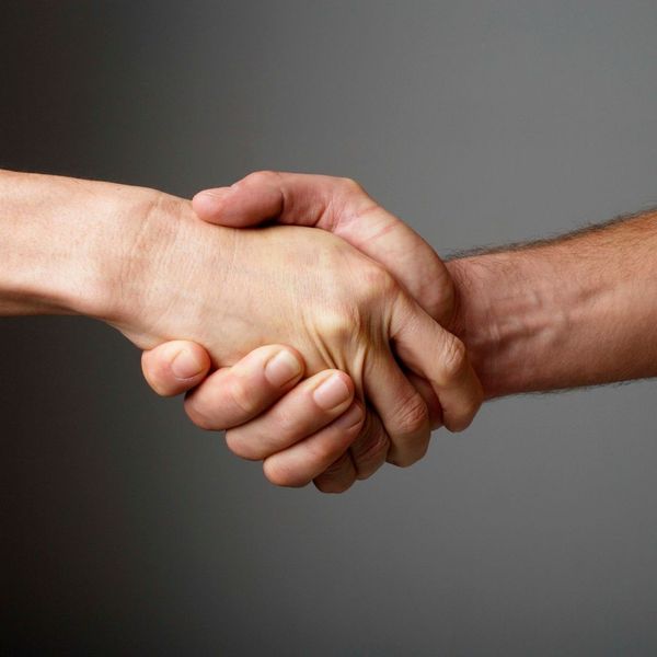 people shaking hands