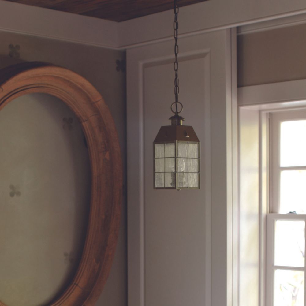 Entry foyer lighting hanging lantern