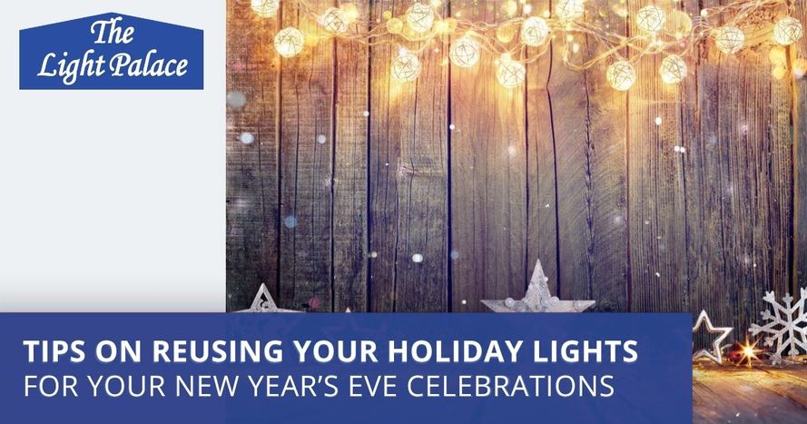 Tips on reusing holiday lights for New Year's Eve blog header