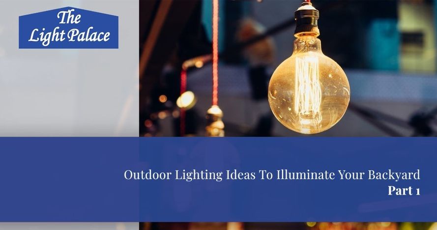 Creative outdoor lighting ideas for a backyard party blog header