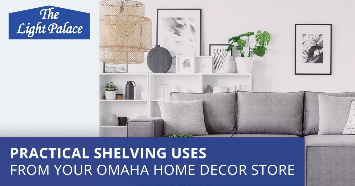 Practical shelving uses from home decor store blog header
