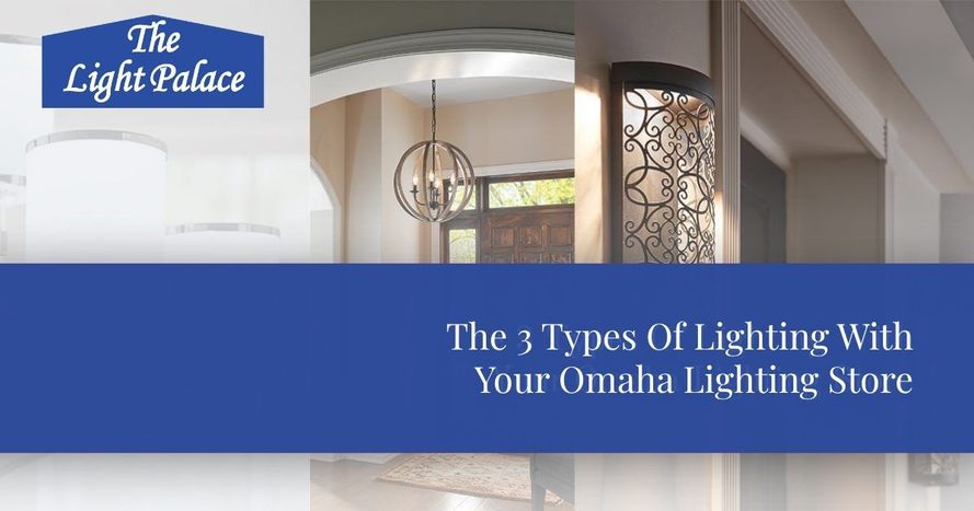 The 3 Types of Lighting With Your Omaha Lighting Store blog header