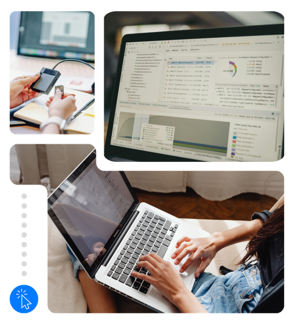 computers with data files 