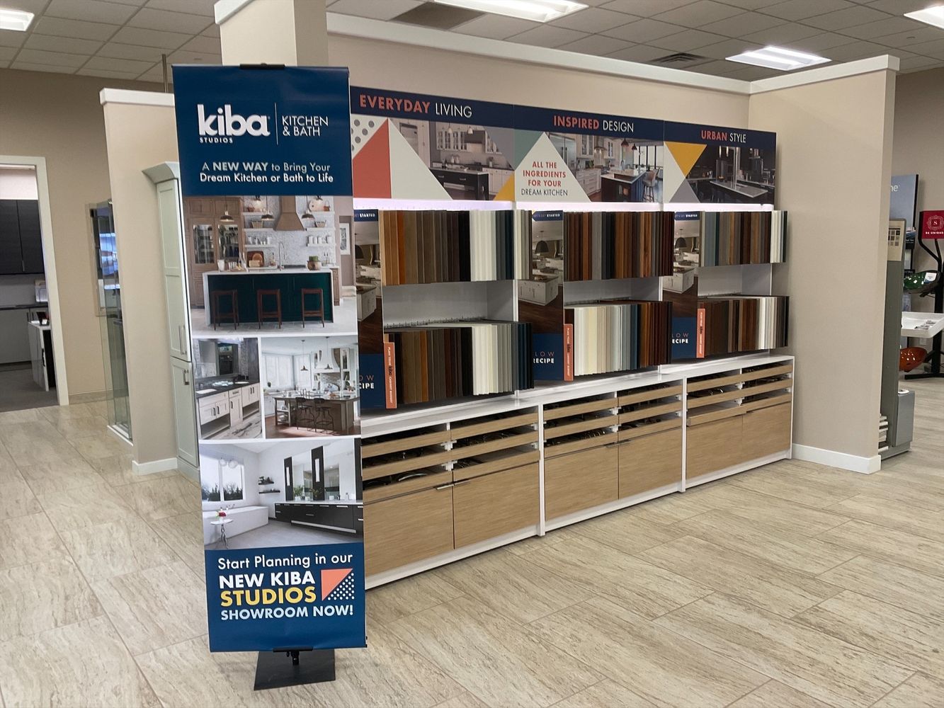 Kiba Studios of Rockford cabinet samples