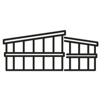 steel building icon.