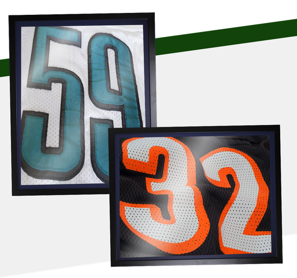 Jerzee Art 36'' W 7'' D Football Resin Jersey Case