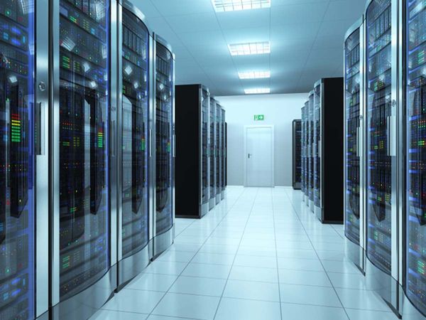 rows of data servers