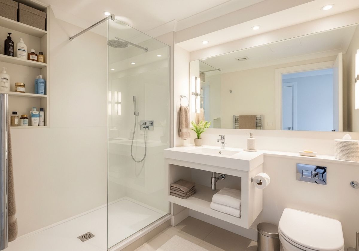 Modern Bathroom with Walk-in Shower