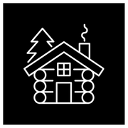 Log homes icon