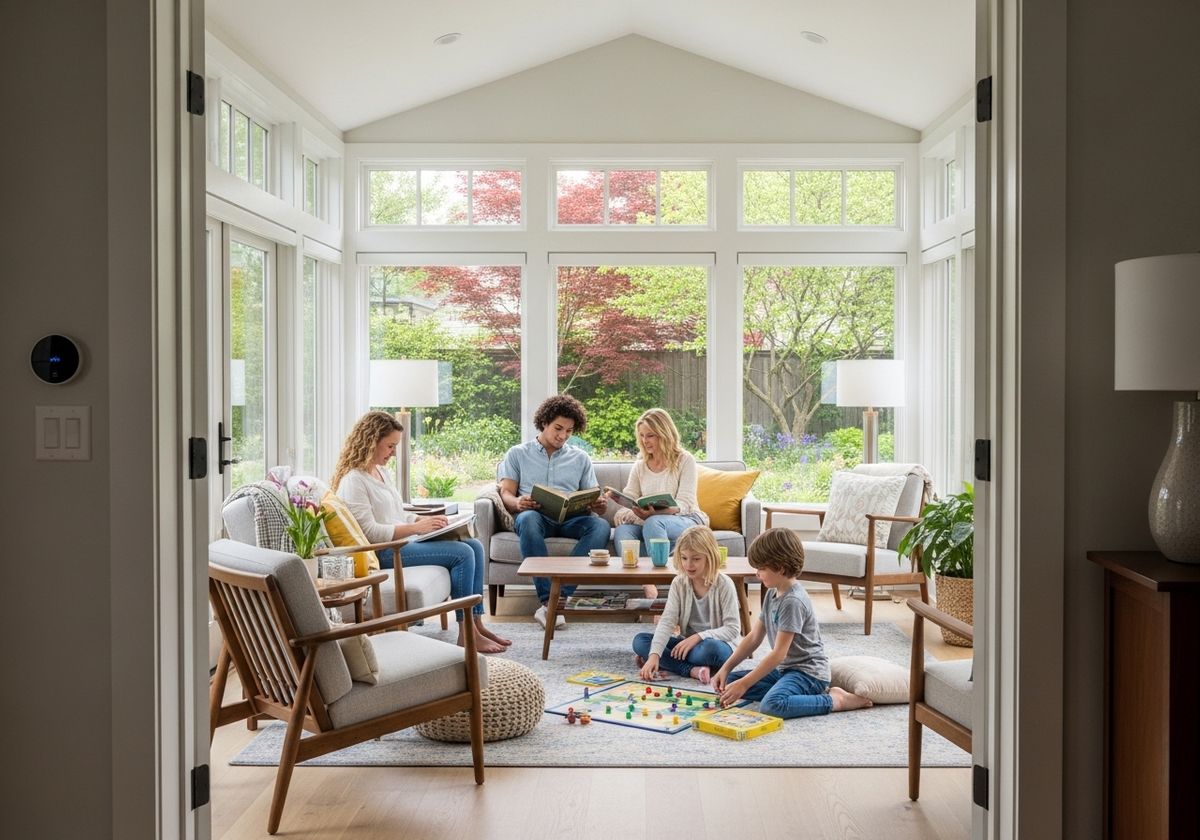 Family in Sunroom