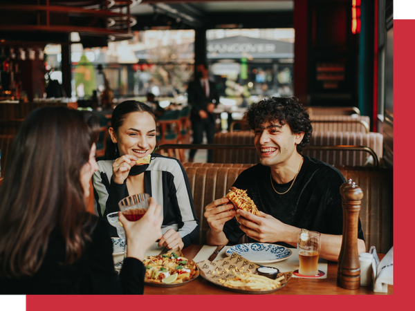 people dining