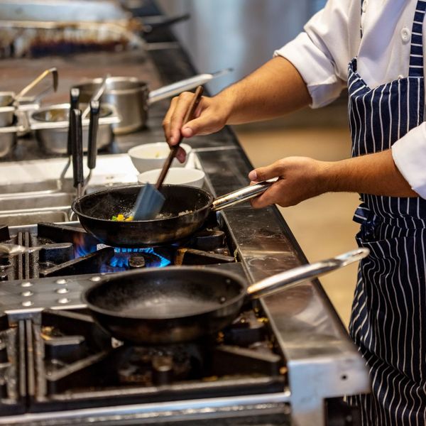 chef cooking in kitchen