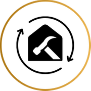 Interior remodeling icon