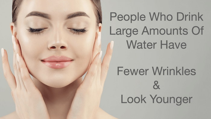 Fewer Wrinkles From Drinking Water