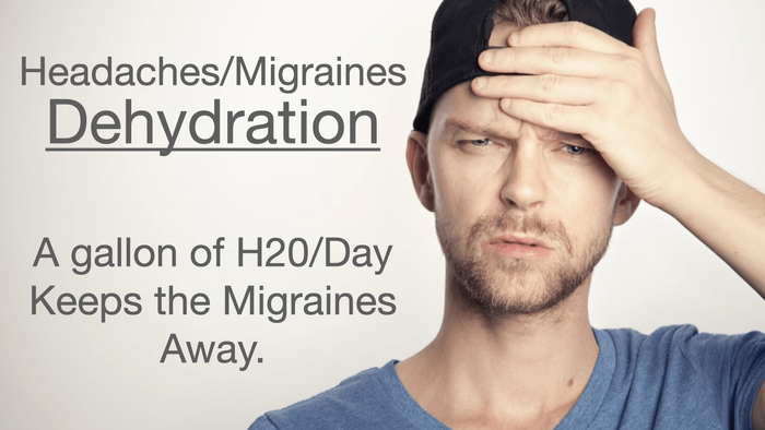 Man with Migraine Is Dehydrated