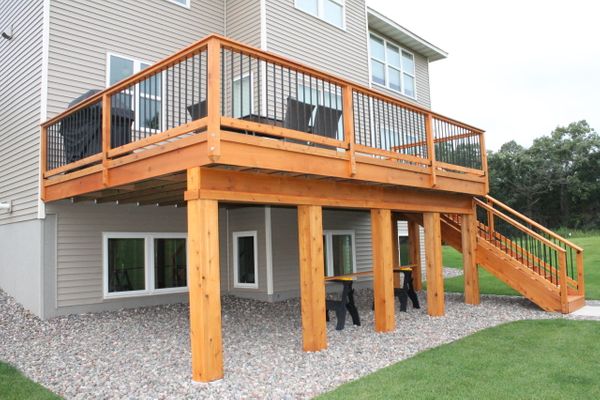 new deck on house