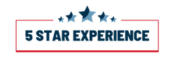 5 star experience. 5 star experience.