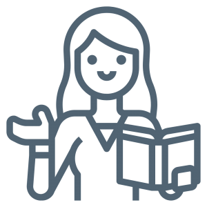 Woman Reading Book Icon