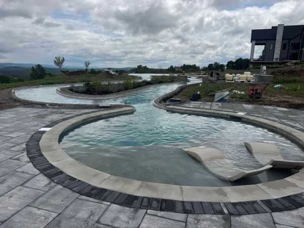pool connected by lazy rive
