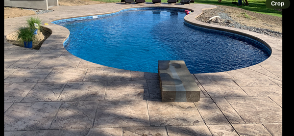 pool with board