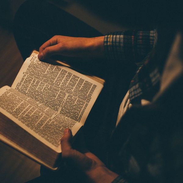 reading the bible 