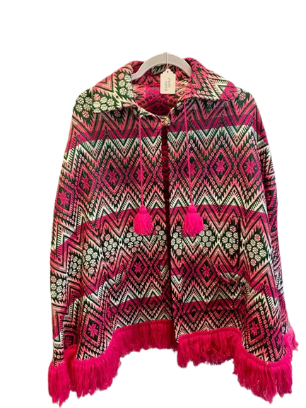 60's Psychedelic Poncho