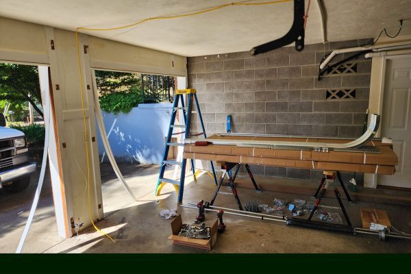 interior of garage