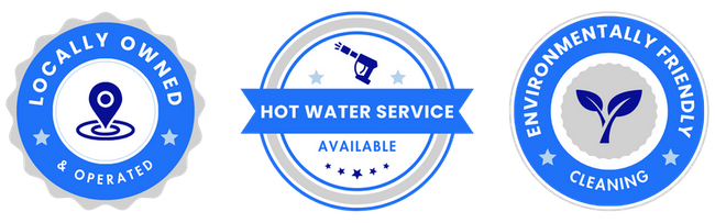 locally owned and operated, hot water service available, environmentally friendly cleaning locally owned and operated, hot water service available, environmentally friendly cleaning