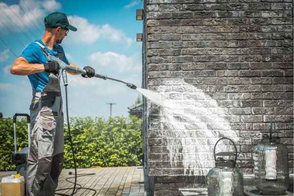 power washing side of home power washing side of home
