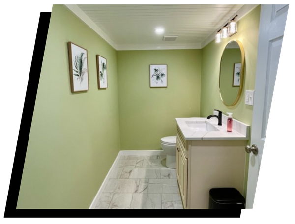 bathroom with new cabinet bathroom with new cabinet