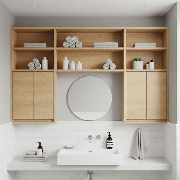 image of above vanity storage