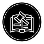 gavel on book icon gavel on book icon