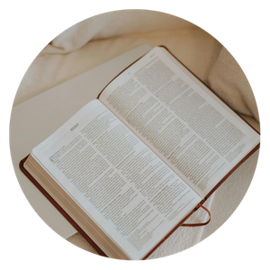 An open bible