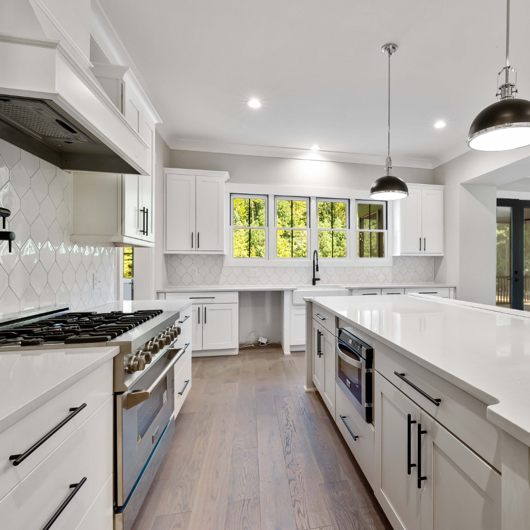 A kitchen remodel
