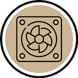 fan / dehumidifier / fogger icon