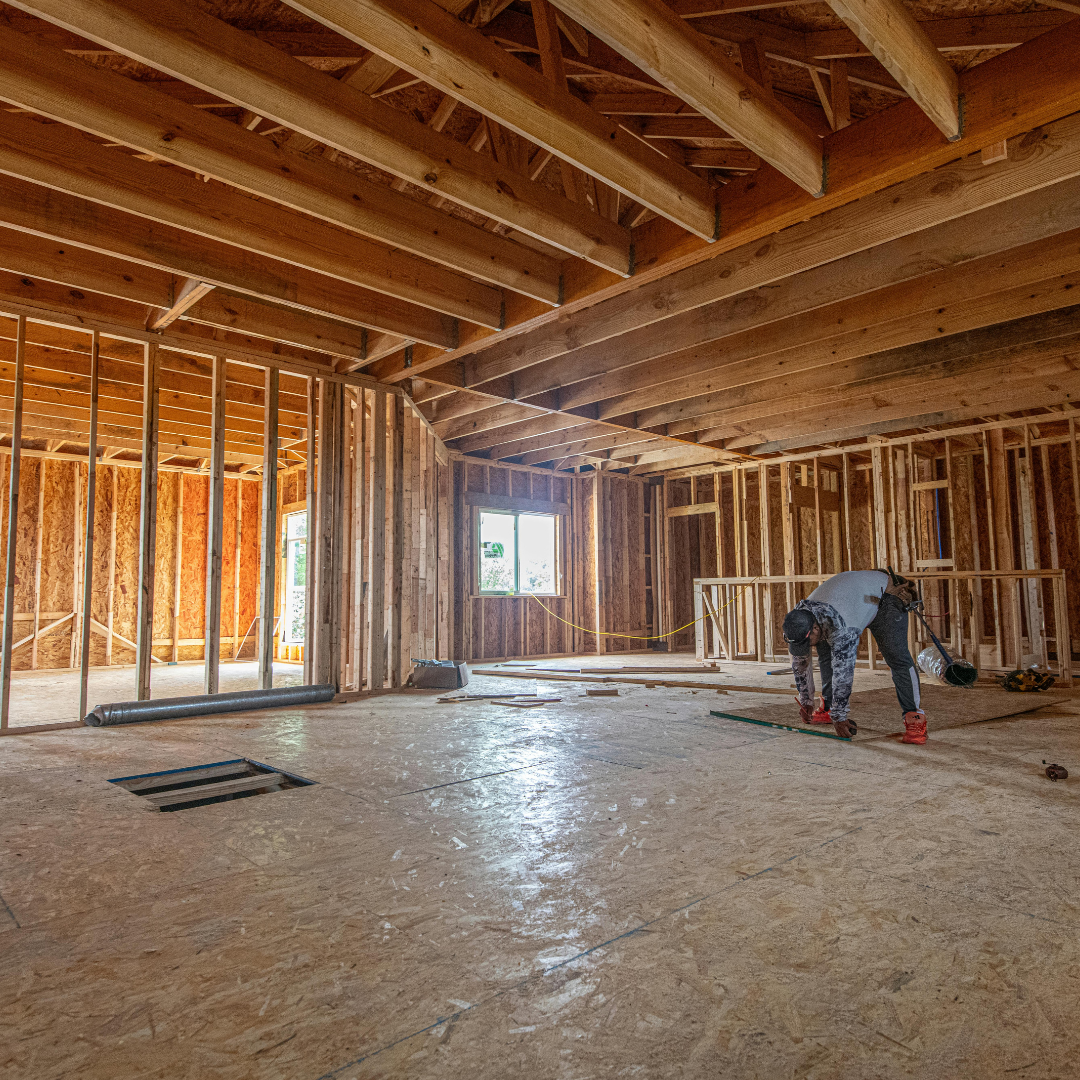 A house being built