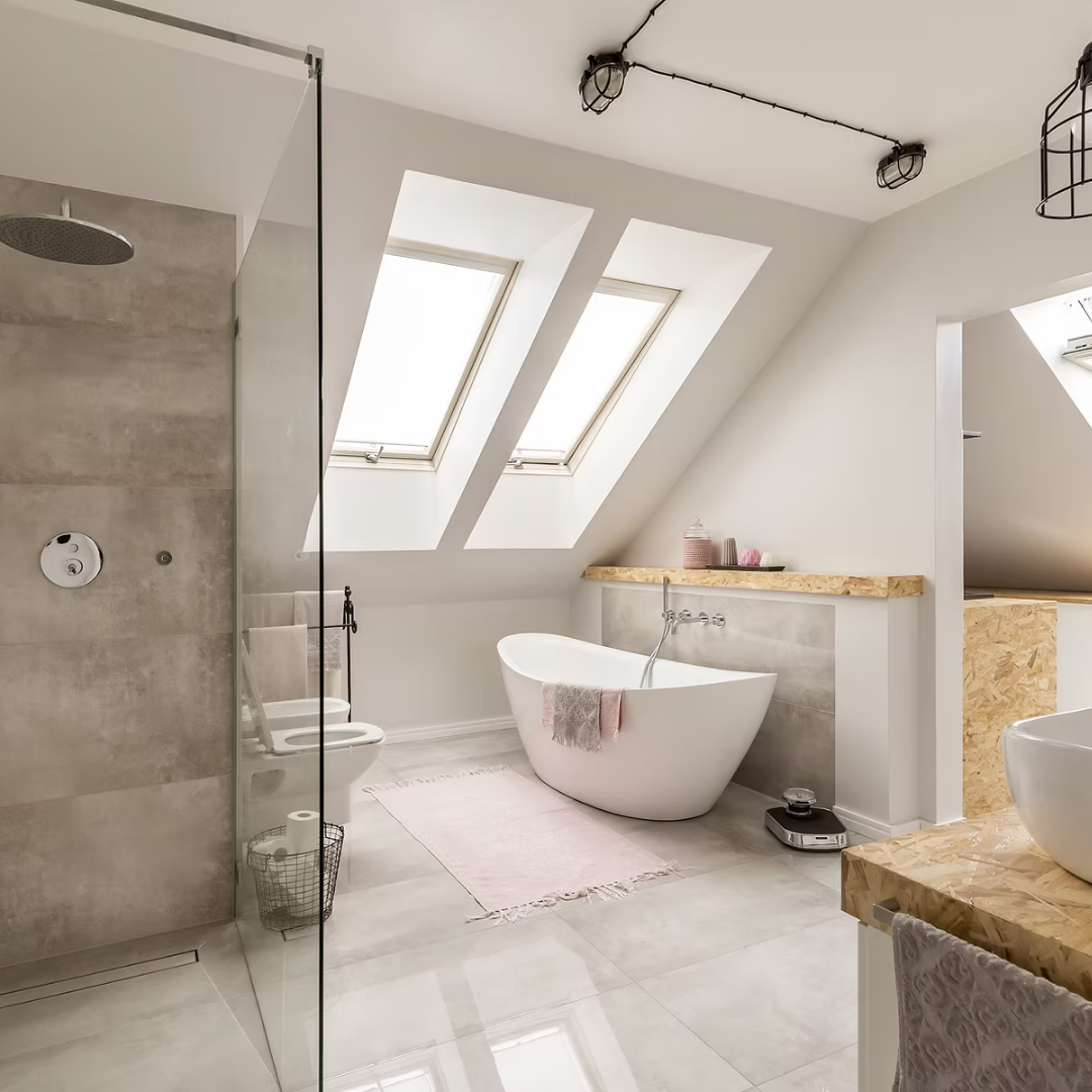 A nice bathroom