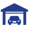 icon of car in garage