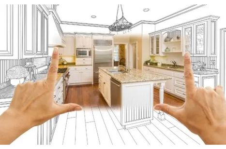 Image of kitchen being visualized