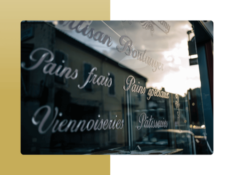 cursive writing graphics on window glass Print Excellence for Restaurant Branding 3.png