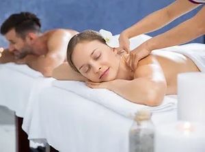 a couple receiving a couples massage