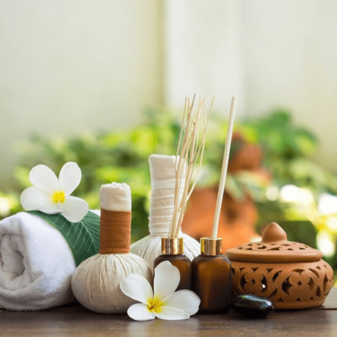 relaxing massage decor