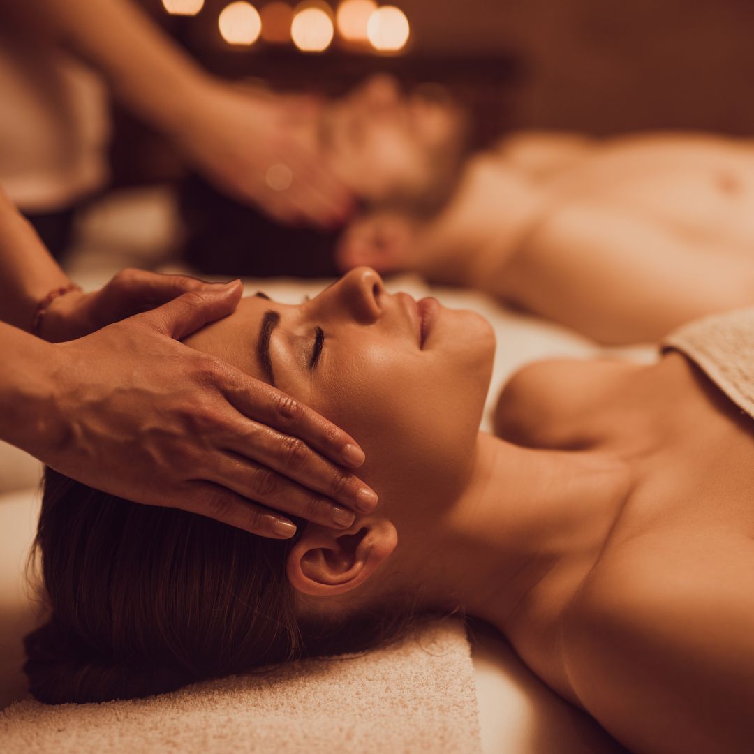 couples massage head massage